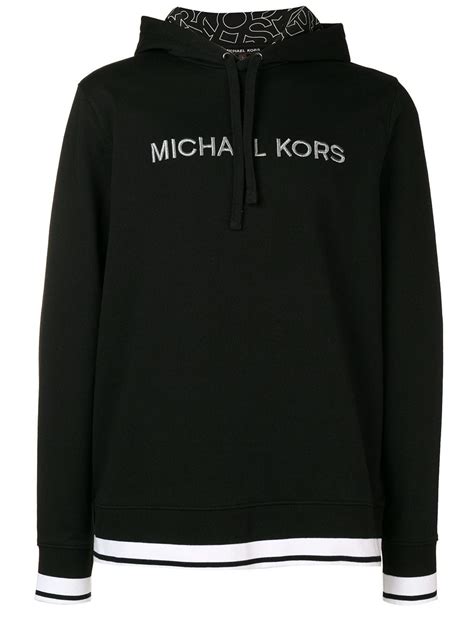 michael kors black hoodie logo est 1981|Michael Kors jumpers for men.